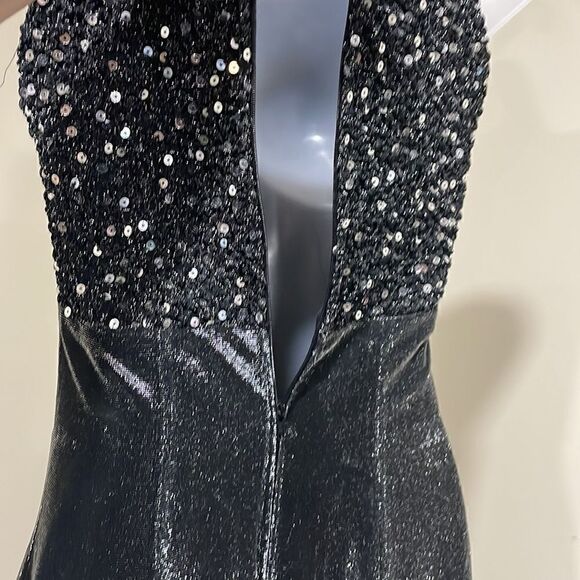 NWOT Betsy & Adam by Jaslene Sequin Jeweled Evening Dress.  Size 6 S small - Picture 10 of 13